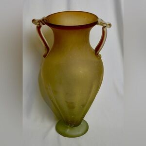 BAIJIAN Hand Blown Rare Vintage multi-colored Glass Vase by Essie Zareh